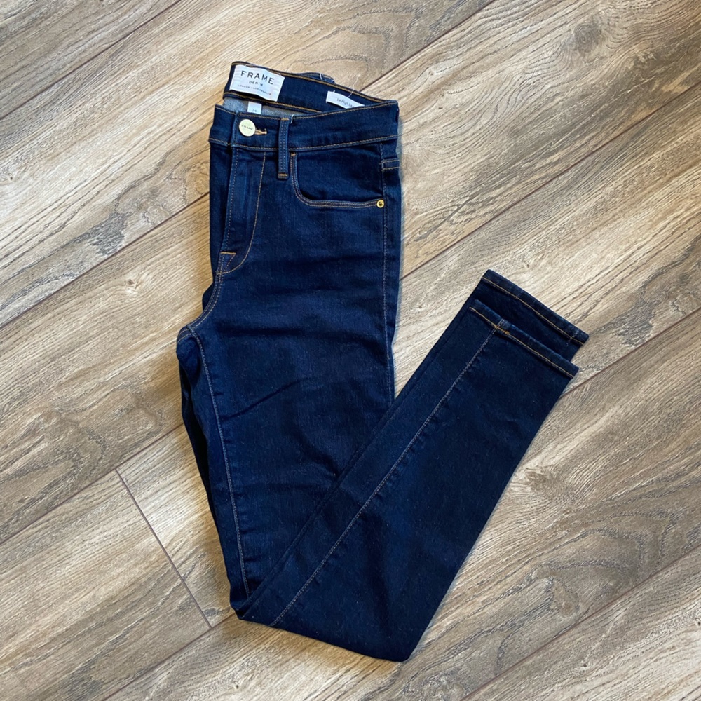 Frame denim le high skinny jeans